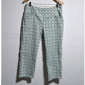 Swing Control Woman's Golf Tee Cropped Printed Pants Size 14